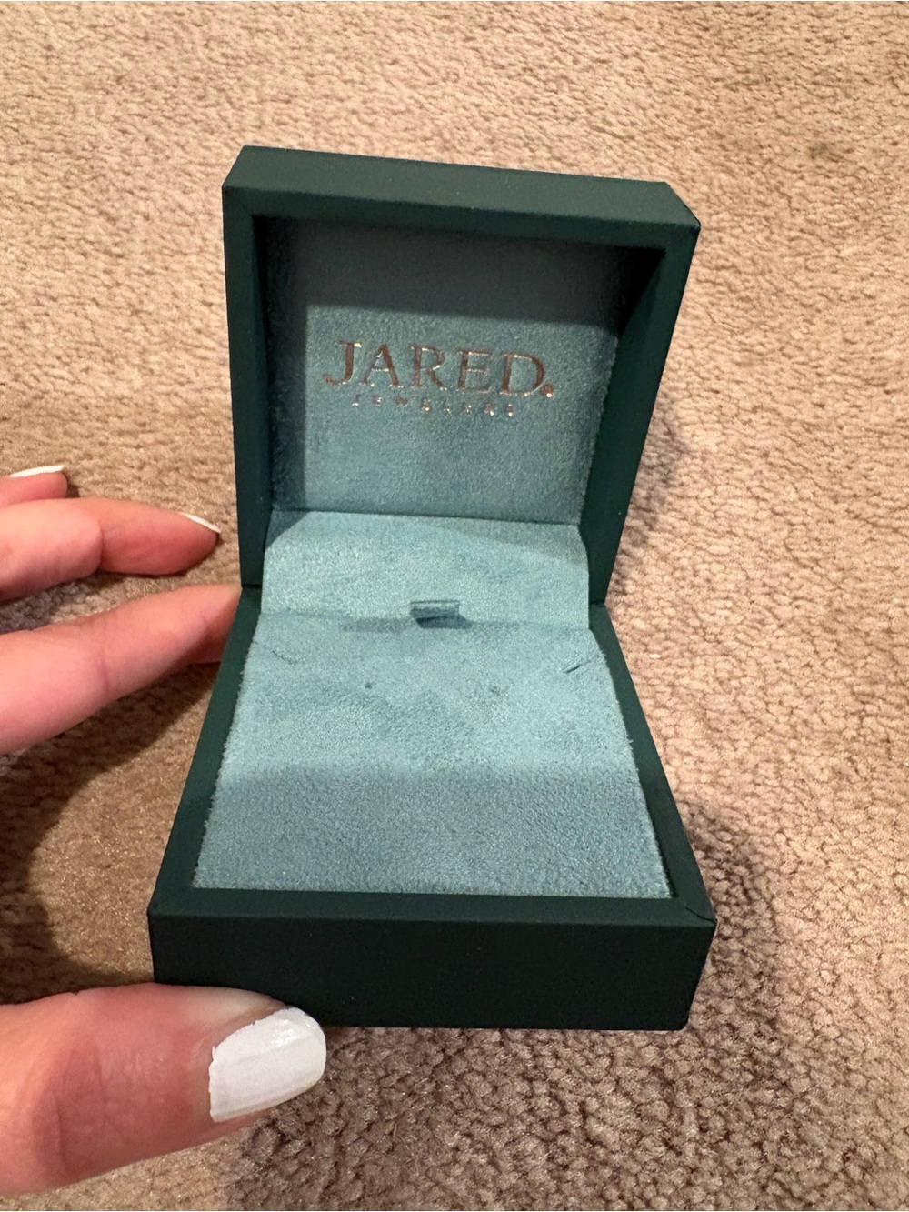 Jared Green Jewelry Box - For Earrings/Pendent